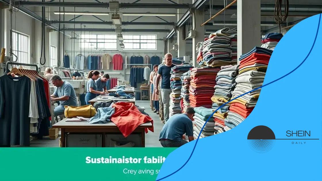 Sustainability challenges in the fashion industry