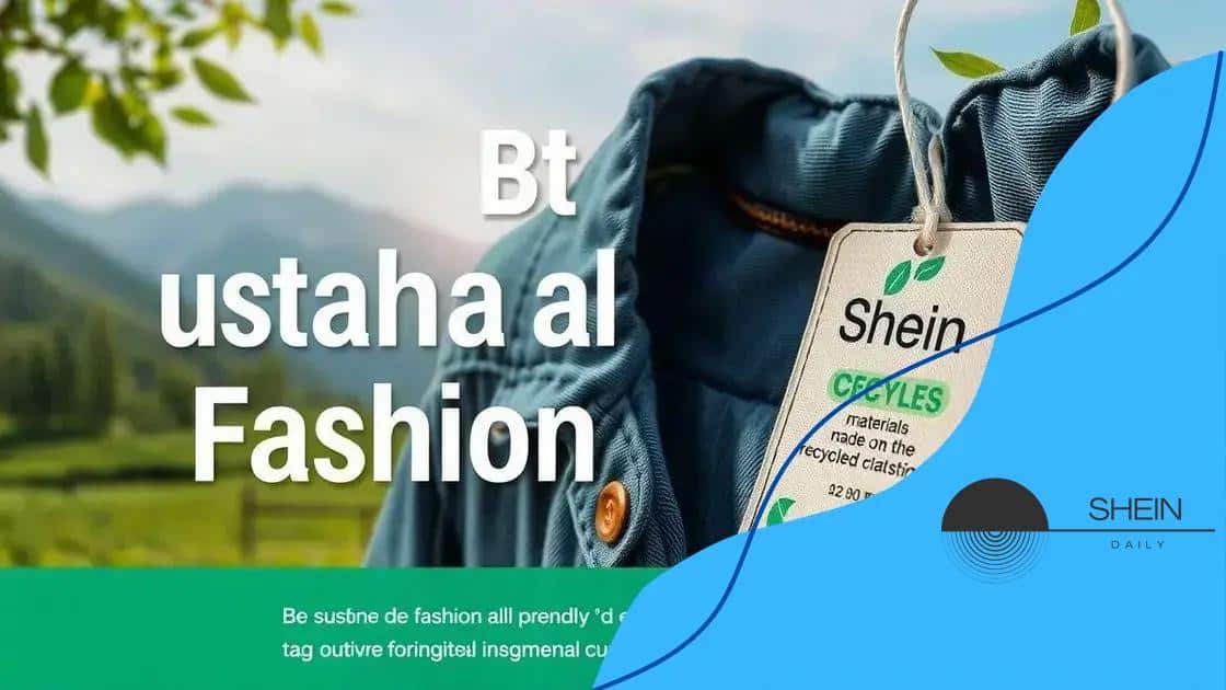 Sustainability practices in Shein